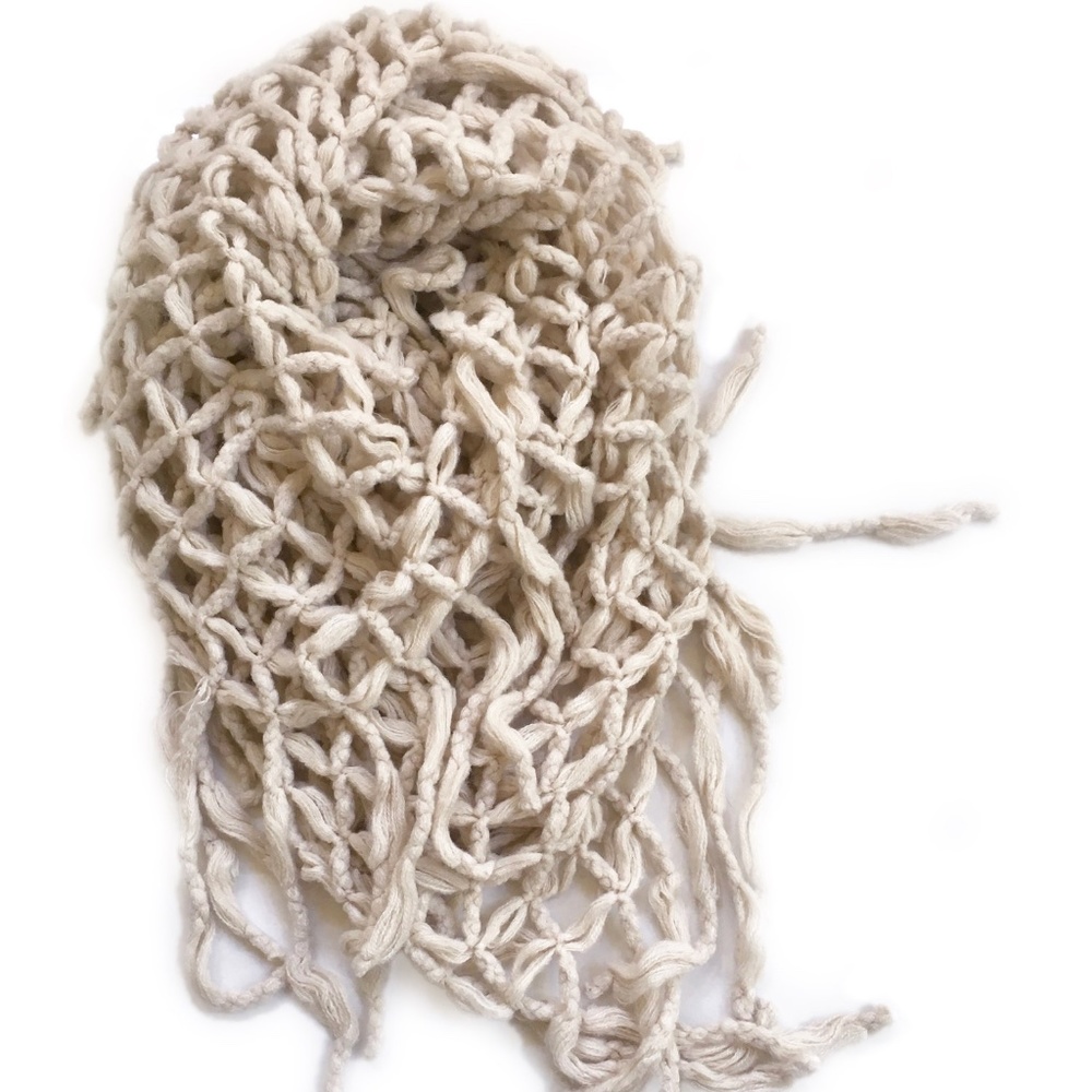 Mesh Knit Infinity Scarf - Picture 2 of 2